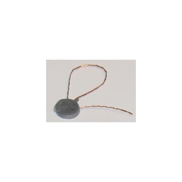 Dickey Mfg Co Lead Disc Seal, 3/8in lead disc x 10in long, 2 ply, 22 gage Cu wire, 1000PK 90603A - main